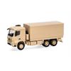Herpa H0 MB Arocs 6x6 Pritsche/Plane, sandbeige undekoriert