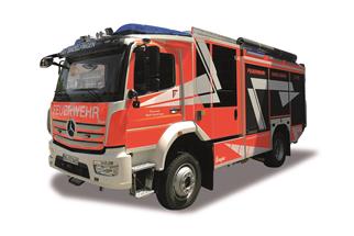 Herpa H0 MB Atego '13 Ziegler Z-Cab, Feuerwehr Sindelfingen (Sonderserie BaWü)