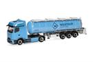 Herpa H0 MB eActros 600 ProCabin Bigspace Lebensmitteltank-Sattelzug, Spedition Werther