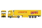 Herpa H0 MB eActros 600 ProCabin Gigaspace Kühlkoffer-Sattelzug, DEFRU