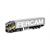 Herpa H0 MB eActros 600 ProCabin Streamspace Gardinenplanen-Sattelzug, Fercam