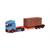 Herpa H0 MB eActros ProCabin Bigspace 20'-Container-Sattelzug, Frankenbach