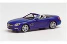 Herpa H0 MB SL-Klasse Cabrio, cavansitblau metallic