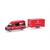 Herpa H0 MB Sprinter '18 Halbbus Hochdach mit Tandemanhänger, Colonia