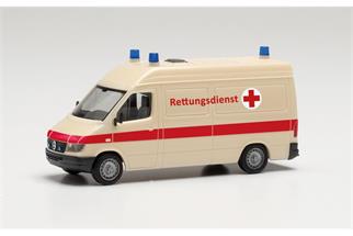 Herpa H0 MB Sprinter '96 RTW, Rettungdienst