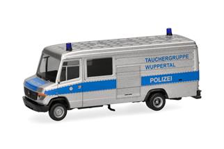 Herpa H0 MB T2 Vario Kasten, Polizei Tauchergruppe Wuppertal