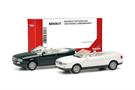 Herpa H0 MiniKit: Audi Cabrio, mintgrün und alpinweiss (Inhalt: je 1 Stk.)