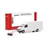 Herpa H0 MiniKit: MAN TGE/VW Crafter Paketverteilfahrzeug, weiss