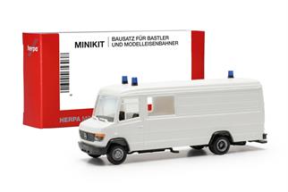Herpa H0 MiniKit: MB Vario Langkasten, weiss