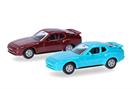 Herpa H0 MiniKit: Porsche 944, blau/rot (Inhalt: 2 Stk.)