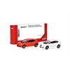 Herpa H0 MiniKit: Seat Leon, naranja und candyweiss (Inhalt: je 1 Stk.)