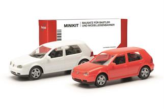 Herpa H0 MiniKit: VW Golf IV 4-türig (Inhalt: 2 Stk.)