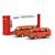 Herpa H0 MiniKit: VW T3 Bus, leuchtrot und orange (Inhalt: je 1 Stk.)