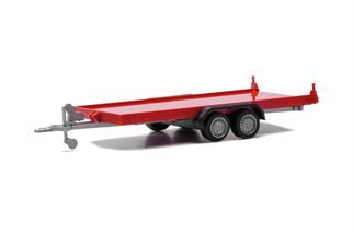 Herpa H0 PKW-Transportanhänger, rot