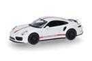 Herpa H0 Porsche 911 Turbo, carraraweiss