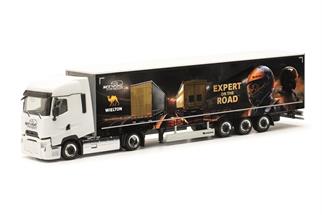 Herpa H0 Renault T facelift Lowlinergardinenplanen-Sattelzug, SFT / Wielton