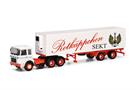 Herpa H0 Roman Diesel 6x4 Kühlkoffer-Sattelzug, Rotkäppchen Sekt