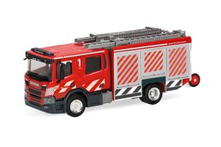 Herpa H0 Scania CP28 CrewCab Löschfahrzeug, Audi Werkfeuerwehr