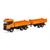 Herpa H0 Scania CR ND XT Baukipper-Hängerzug, kommunalorange