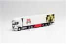 Herpa H0 Scania CR20 HD Kühlkoffer-Sattelzug, Müller/Spargel (Sonderserie Österreich)