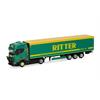 Herpa H0 Scania CR20 HD Schubboden-Sattelzug, Ritter-Trans Illertissen