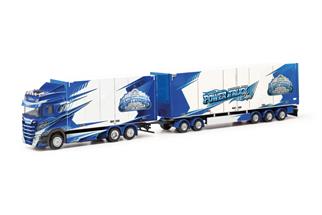 Herpa H0 Scania CR20 HD Schwedenkombi, Ristimaa