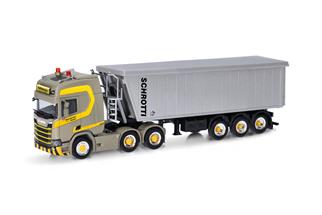 Herpa H0 Scania CR20 HD Stöffelliner-Sattelzug, Dornbierer