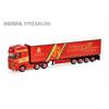 Herpa H0 Scania CS20 HD Gardinenplanen-Sattelzug, Hans Kirn