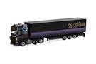 Herpa H0 Scania CS20 HD Gardinenplanen-Sattelzug, Pluta - The King