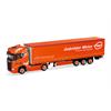 Herpa H0 Scania CS20 HD Gardinenplanen-SZ, Mischa Berger Transporte - Gebrüder Weiss