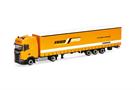 Herpa H0 Scania CS20 HD Lowliner-Gardinenplanen-Sattelzug, FriedSped