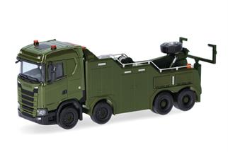 Herpa H0 Scania CS20 ND Empl Bison Bergefahrzeug, Luxemburger Armee