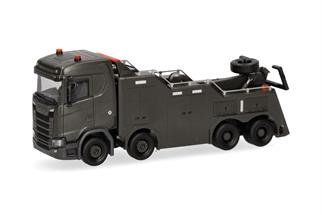 Herpa H0 Scania CS20 ND Empl Bison Bergefahrzeug, Luxemburger Armee