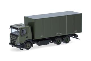 Herpa H0 Scania XT17 Koffer-LKW, Schwedische Armee