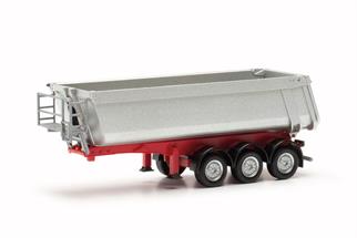 Herpa H0 Schmitz Cargobull Kippauflieger, silbermetallic