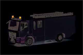 Herpa H0 Teileservice: MAN TGM CC Z-Cab Löschfahrzeug (Inhalt: 2 Stk.)