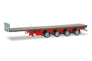 Herpa H0 Teletrailer, 4-achs, eisengrau