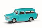 Herpa H0 Trabant 601 Universal, pastelltürkis