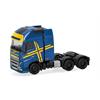 Herpa H0 Volvo FH 16 GL XL 2020 Zugmaschine mit Schwerlastturm 3achs, blau