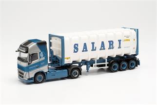 Herpa H0 Volvo FH Gl. 2020 30'-Bulkcontainer-Sattelzug, Salari
