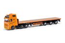 Herpa H0 Volvo FH Gl. 2020 6x2 Teletrailer-Sattelzug 3achs, Spedition Hollenhorst