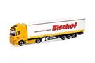 Herpa H0 Volvo FH GL XL electric Gardinenplanen-Sattelzug mit Bordwänden, Bischof