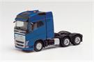 Herpa H0 Volvo FH Gl. XL Zugmaschine mit Schwerlastturm, enzianblau