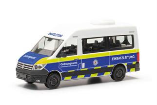 Herpa H0 VW Crafter Bus Flachdach, Ordnungsamt Düsseldorf ELW