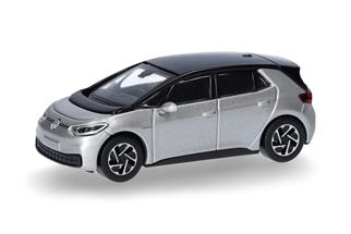 Herpa H0 VW ID.3, scale silver metallic