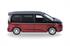 Herpa H0 VW Multivan, Deep-Black/Fortanarot | Bild 3