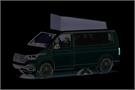 Herpa H0 VW T6.1 California, weiss