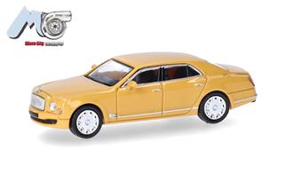 Herpa/MicroCity87 H0 Bentley Mulsanne, gelb
