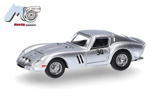 Herpa/MicroCity87 H0 Ferrari 250 GTO 34, silber