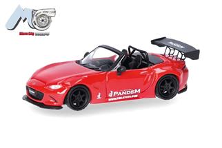 Herpa/MicroCity87 H0 Mazda MX-5 Rocket Bunny, rot